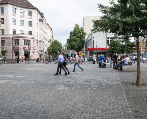 Alfred-Scholz-Platz von Norden